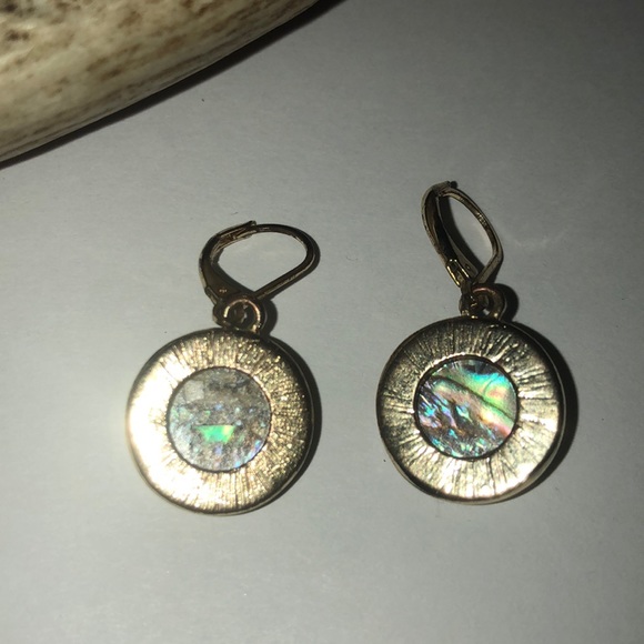 Rutilated Quartz Leverback Earrings - Picture 3 of 8